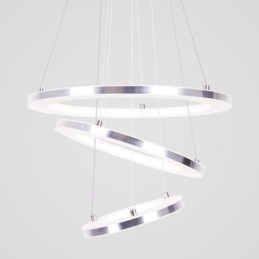 Modern függőlámpa akril 3 gyűrűs lámpa 40+30+20cm