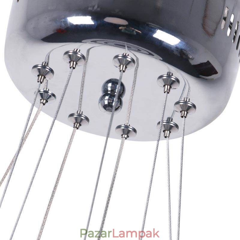 Modern függőlámpa akril 3 gyűrűs lámpa 40+30+20cm