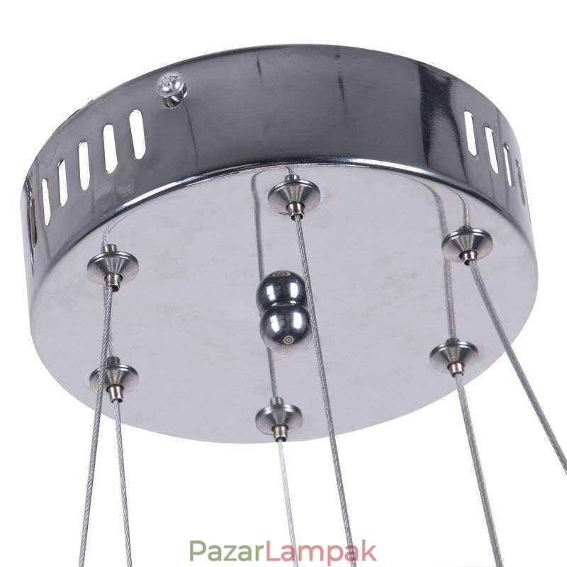 Modern függőlámpa akril 2 gyűrűs lámpa 40+20cm