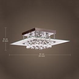 Mennyezeti lámpa Modern Crystal Living 5 lámpa