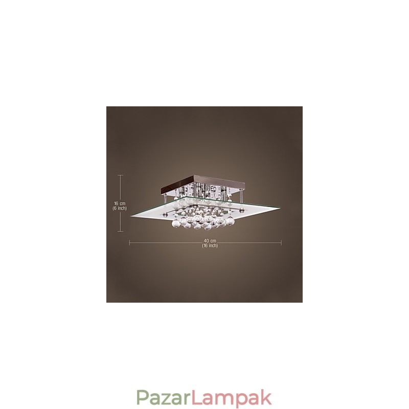 Mennyezeti lámpa Modern Crystal Living 5 lámpa
