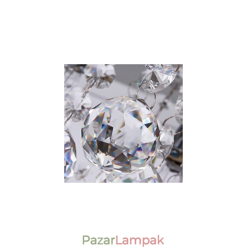 Mennyezeti lámpa Modern Crystal Living 5 lámpa