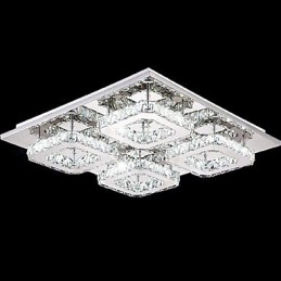 Modern, modern, galvanizált fém süllyesztett tartó