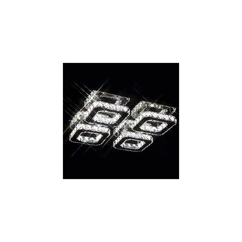 Modern, modern, galvanizált fém süllyesztett tartó