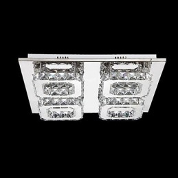 Modern, modern, galvanizált fém süllyesztett tartó