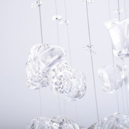 Nordic függőlámpa Kreatív pillangós üvegfüggőlámpa