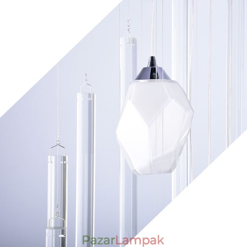 Fürdős függőlámpa Modern, nagyméretű, kristálycsillár függő, duplex lépcsőház