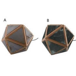 Geometrikus függőlámpa gyémánt alakú 3D áttetsző dizájn