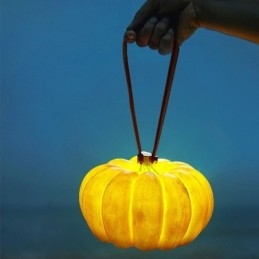 Hordozható Pumpkin Lantern japán retro kültéri hordozható lámpa