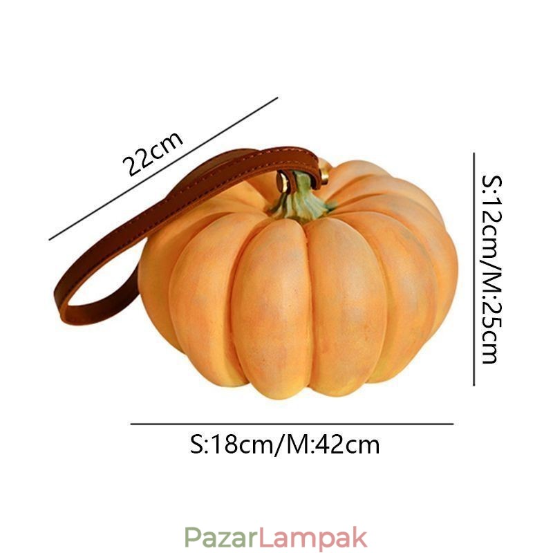 Hordozható Pumpkin Lantern japán retro kültéri hordozható lámpa