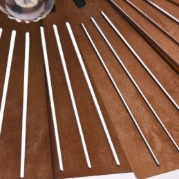 Retro függőlámpa Kreatív fa mennyezeti lámpa