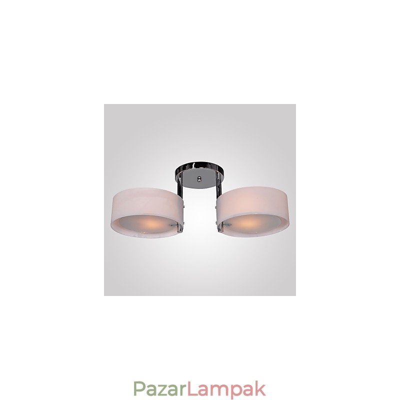 Modern, modern króm fém csillár süllyesztett rögzítés