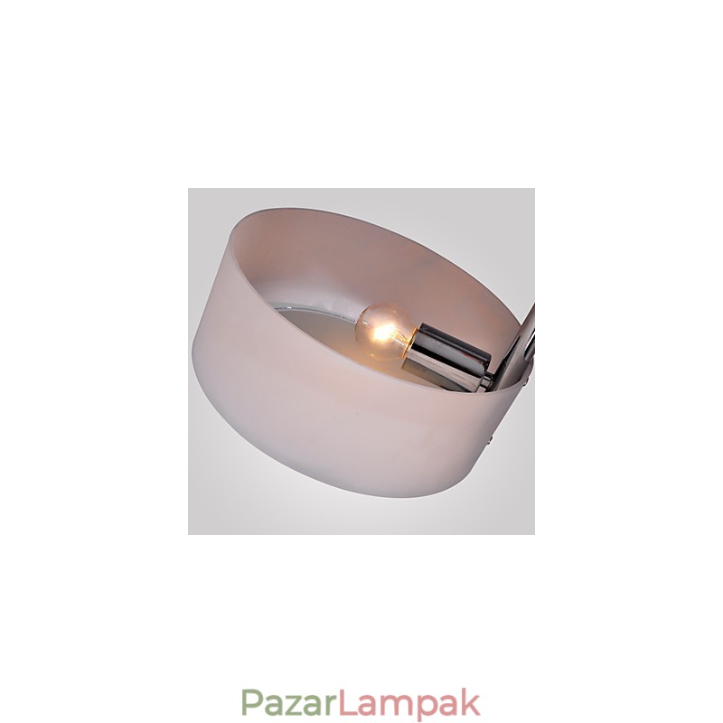 Modern, modern króm fém csillár süllyesztett rögzítés
