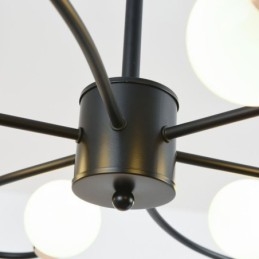 Rusztikus csillár 6 Light Classic Petals mennyezeti függőlámpa