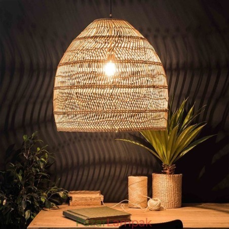 Kézzel szőtt függőlámpa Rattan függőlámpa parasztház Kézzel szőtt függőlámpa Rattan függőlámpa parasztház