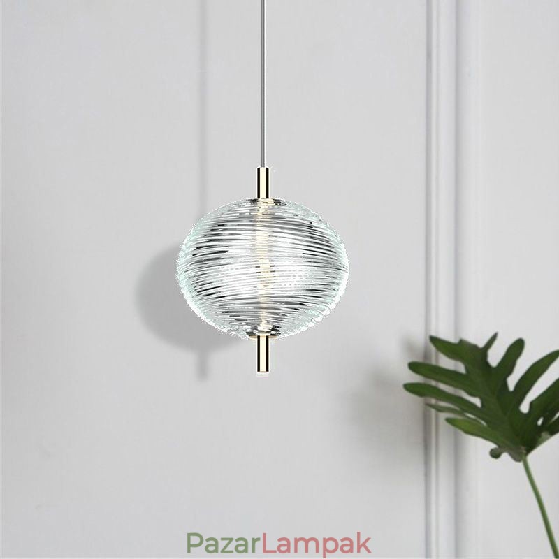 Water Ripple függőlámpa Modern minimalista kovácsoltvas mennyezeti lámpa