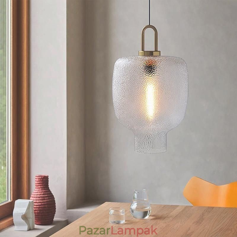 Tetüveg függőlámpa Modern, minimalista kovácsoltvas mennyezeti lámpa