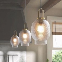 Tetüveg függőlámpa Modern, minimalista kovácsoltvas mennyezeti lámpa