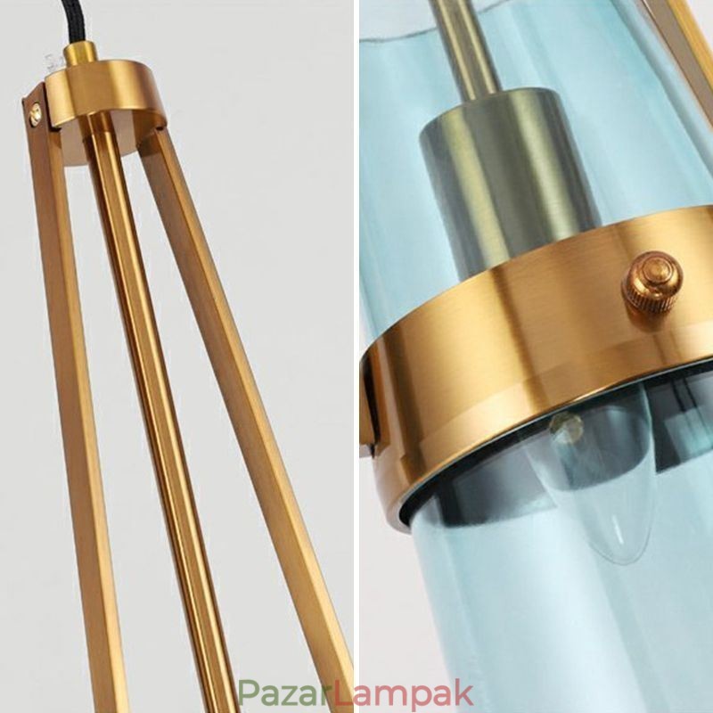 Vízcsepp üveg függőlámpa Modern minimalista kovácsoltvas kis mennyezeti lámpa
