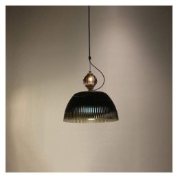 Redős szoknya üveg függesztőlámpa Modern minimalista kovácsoltvas kis mennyezeti lámpa