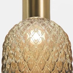 Rács üveg függesztőlámpa Modern vas egyszerű mennyezeti lámpa