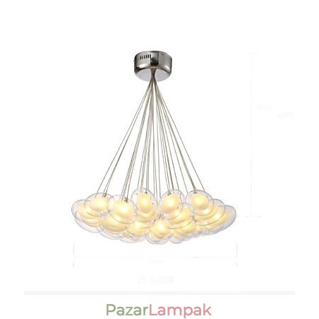 Csillár 22 Lights G4 utólag modern kortárs Csillár 22 Lights G4 utólag modern kortárs