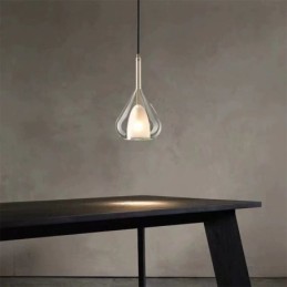 Függeszték Modern minimalista dupla üveg mennyezeti lámpák