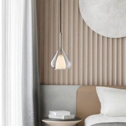 Függeszték Modern minimalista dupla üveg mennyezeti lámpák