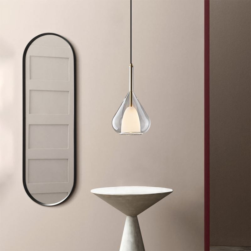 Függeszték Modern minimalista dupla üveg mennyezeti lámpák