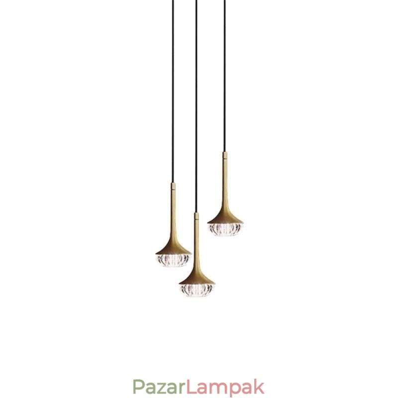 Modern üveg függőlámpa Kovácsoltvas üveg mennyezeti lámpa
