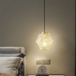 Modern függőlámpa Üveg otthoni világítás Kreatív függőlámpa