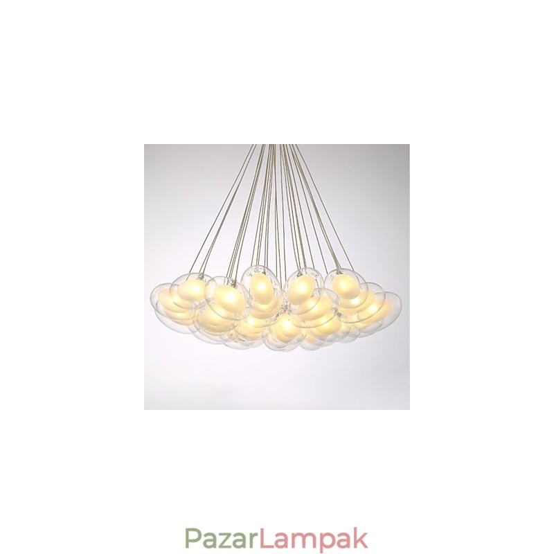 Csillár 22 Lights G4 utólag modern kortárs