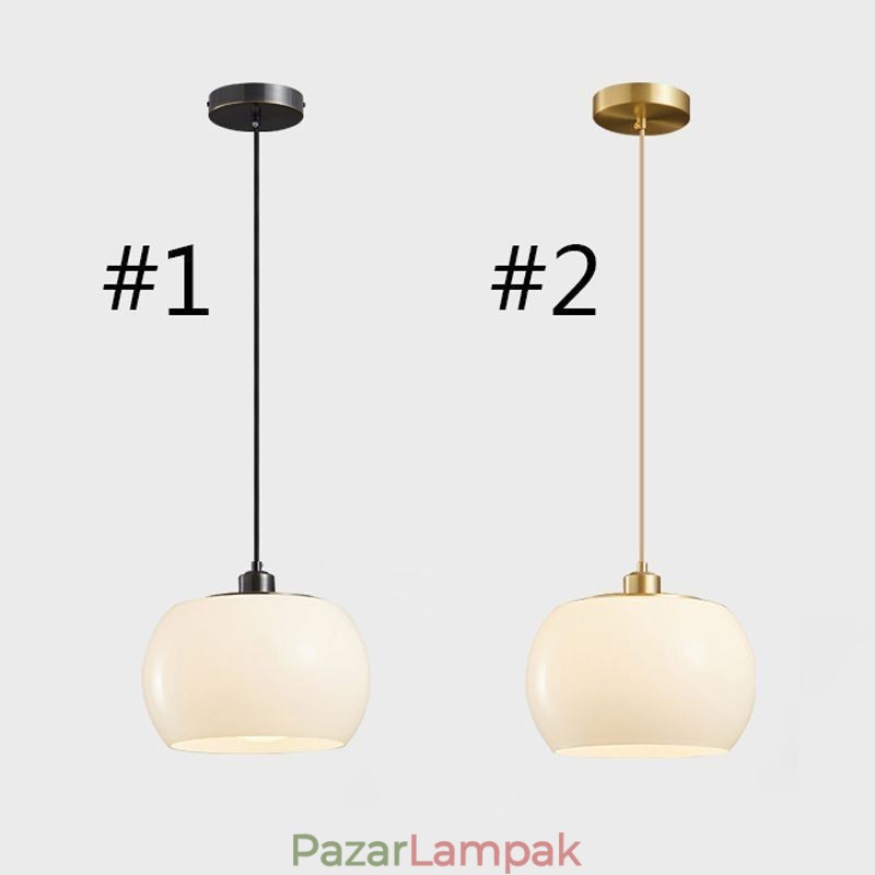 Modern üveg függőlámpa Pumpkin design függőlámpa