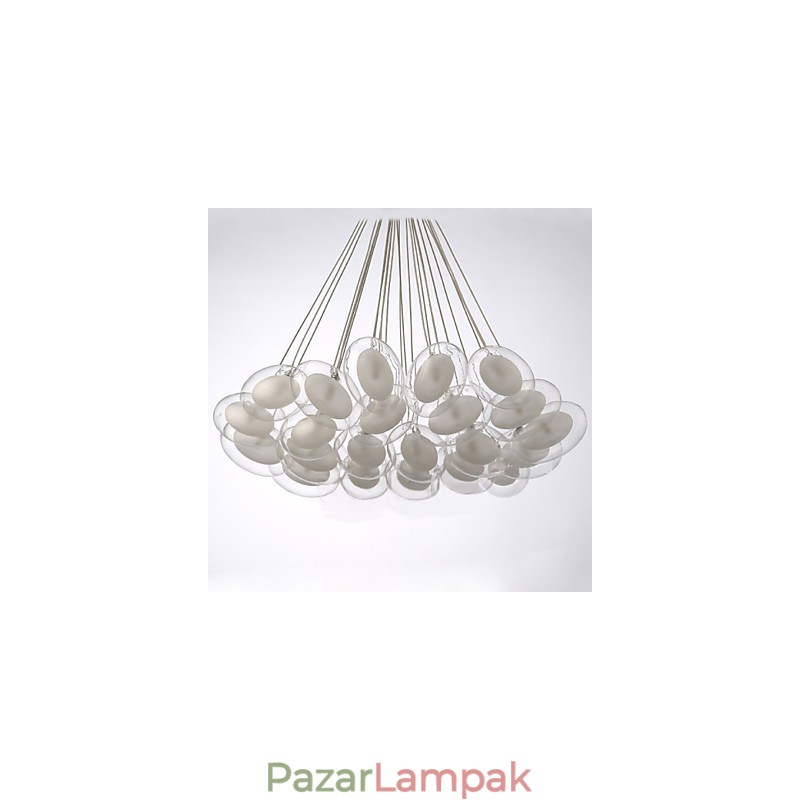 Csillár 22 Lights G4 utólag modern kortárs