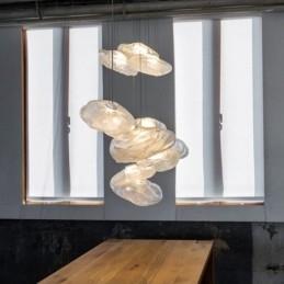 Kreatív nordic függőlámpa Üvegcsillár Art függőlámpa