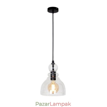 Modern vas függőlámpa Tök üveg függőlámpa Modern vas függőlámpa Tök üveg függőlámpa