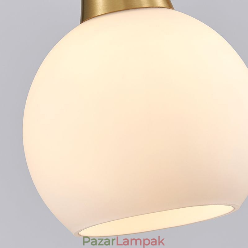 Modern egyszerű réz függőlámpa agancs függőlámpa