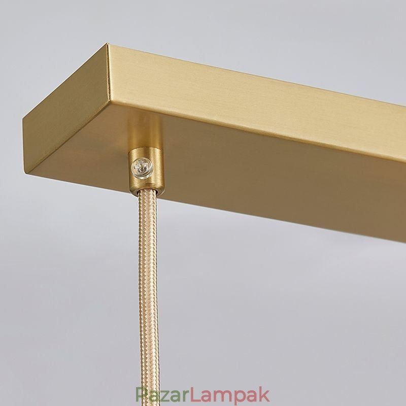 Modern egyszerű réz függőlámpa agancs függőlámpa