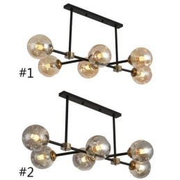 6 Light Modern üvegmennyezeti Light Magic Bean lámpatest