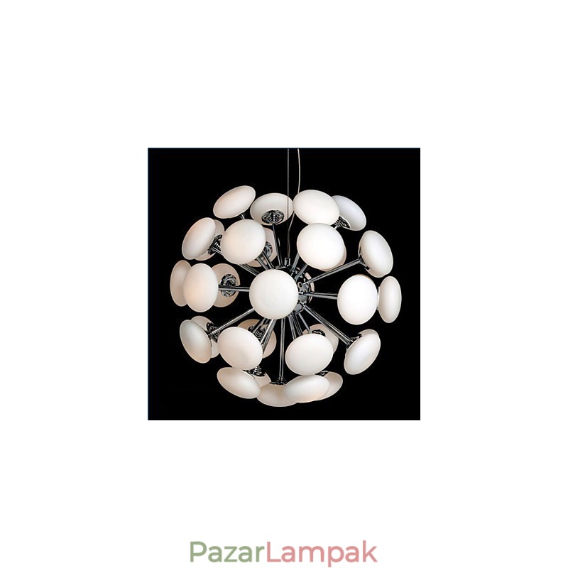 Modern Yestaurant lámpa Egyszerű, körkörös üveg art függőlámpa európai stílusú