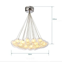 Csillár 22 Lights G4 utólag modern kortárs