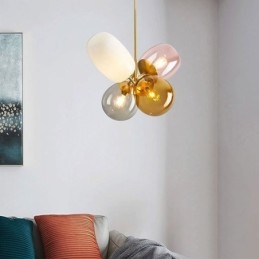 Nordic Unique Függeszték Színes Üveg Princess Balloon Light Gyermekek