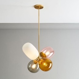 Nordic Unique Függeszték Színes Üveg Princess Balloon Light Gyermekek