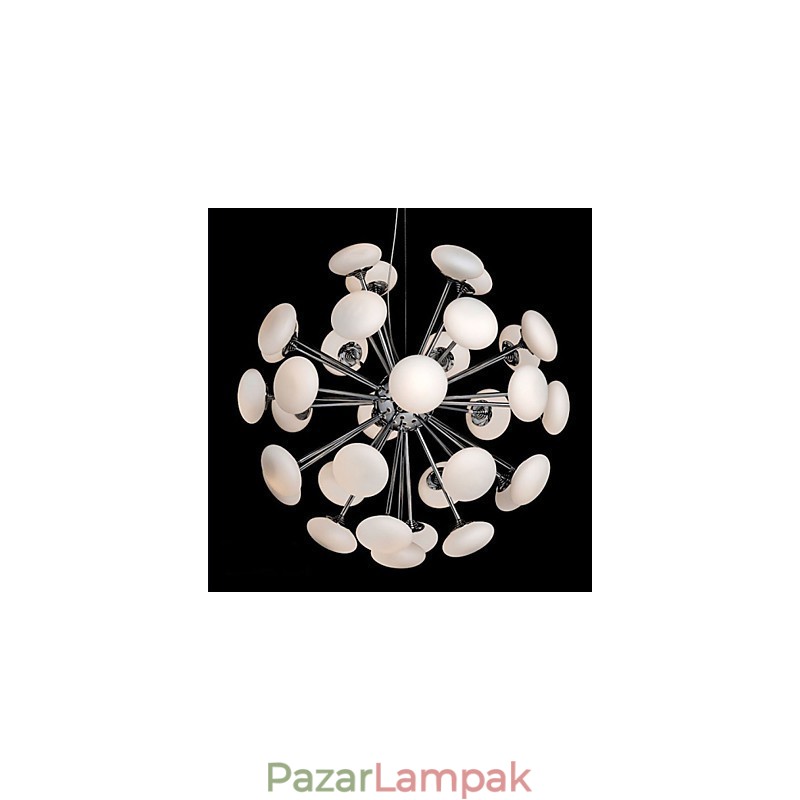 Modern Yestaurant lámpa Egyszerű, körkörös üveg art függőlámpa európai stílusú
