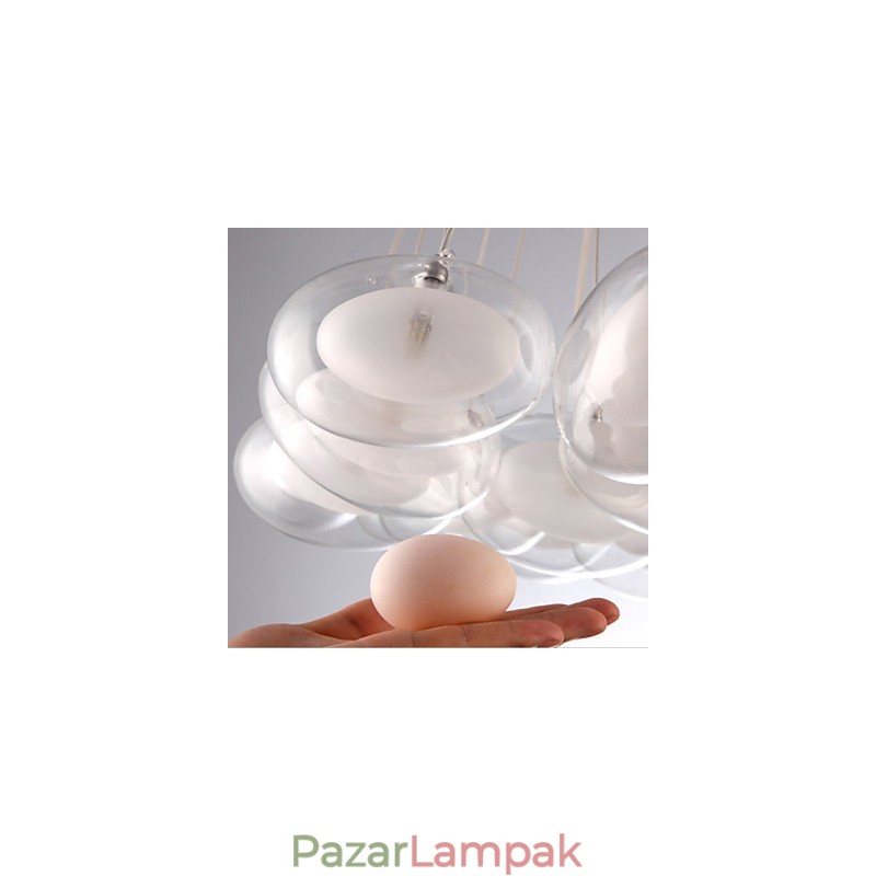Csillár 22 Lights G4 utólag modern kortárs