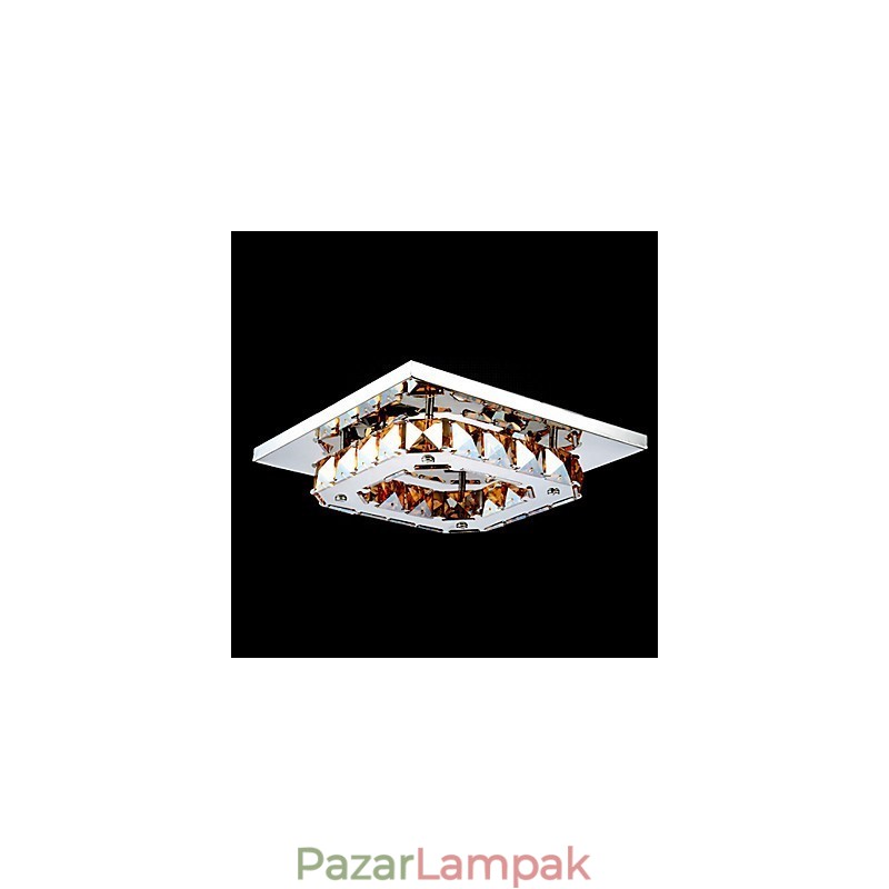 Modern, modern, galvanizált fém süllyesztett tartó