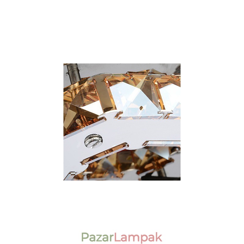 Modern, modern, galvanizált fém süllyesztett tartó