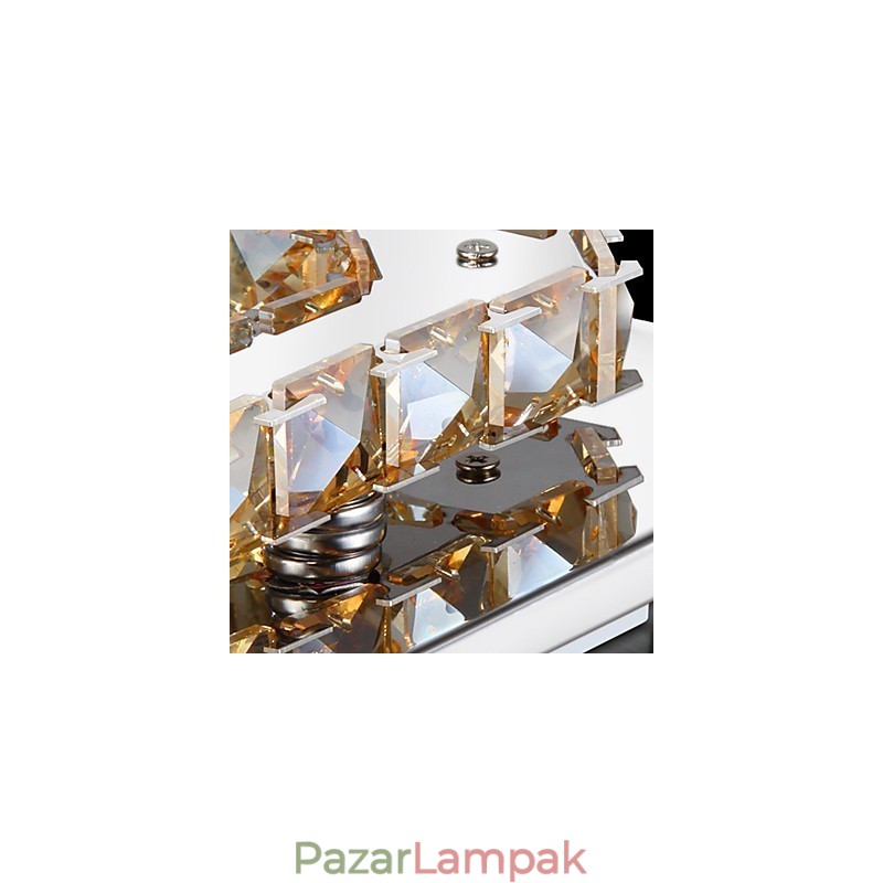 Modern, modern, galvanizált fém süllyesztett tartó