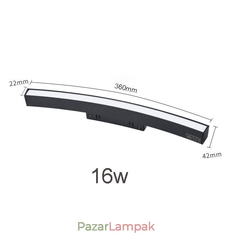 Kör alakú sínlámpa rendszer Süllyesztett mágneses sínlámpa 120cm