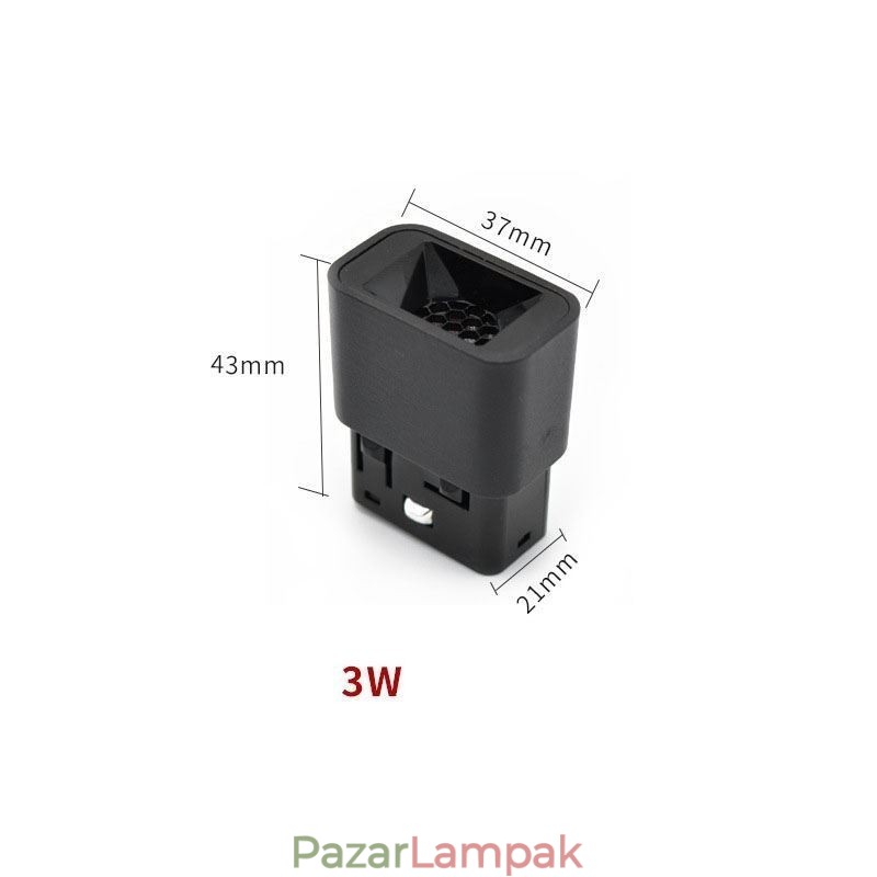 Süllyesztett, mágneses rácsos lámpa